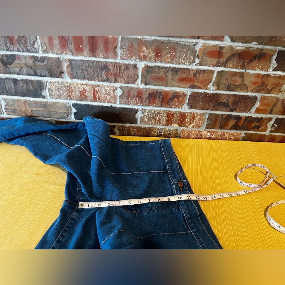 Loft Outlet Light Wash Denim Jeans Original Straight Crop Women’s Size:16 - Picture 6 of 8